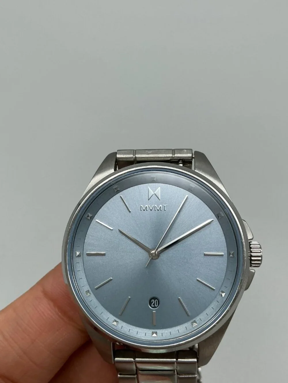 MVMT Coronada International Waters Womens Watch 36mm Silver Tone New Battery